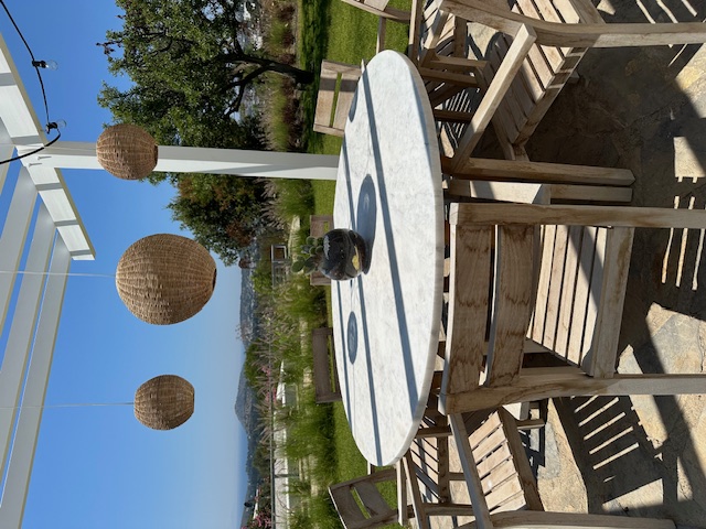 Gümüşlük, Bodrum — poolside seating